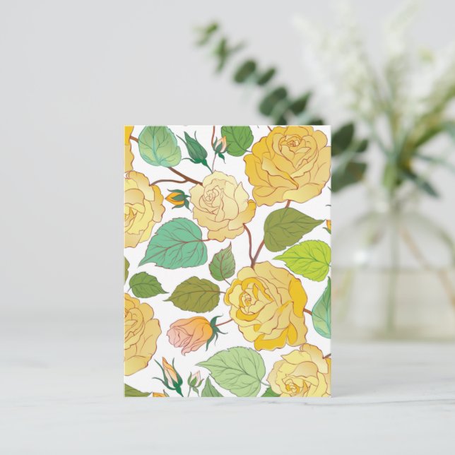 Roses 9 postcard (Standing Front)