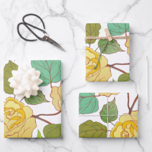 Roses 9 wrapping paper sheet