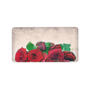 Roses Address Label
