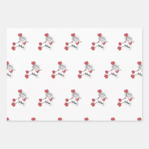 Roses and Cigarettes  Wrapping Paper Sheet