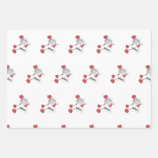 Roses and Cigarettes  Wrapping Paper Sheet