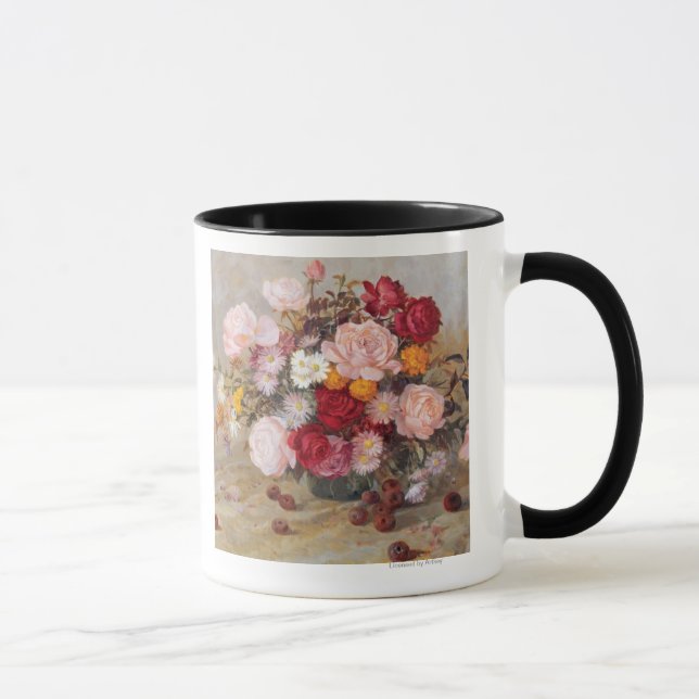 Roses and Daisies Mug (Right)