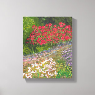 Roses and Daisys Canvas Print