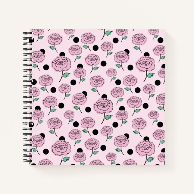 Roses and dots. notebook (Front)