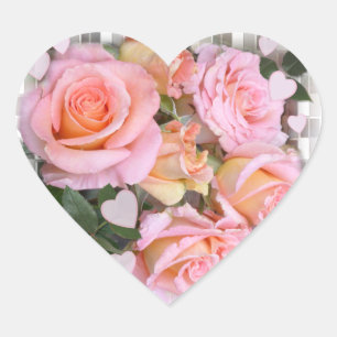 Roses and Hearts ~ Heart Sticker