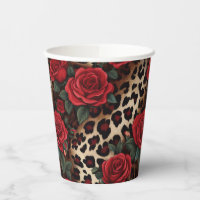 Roses and Leopard Print