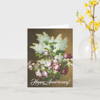 Roses and Lilacs Card