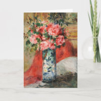 Roses and Peonies in a Vase | Renoir