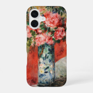 Roses and Peonies in a Vase   Renoir iPhone 16 Case