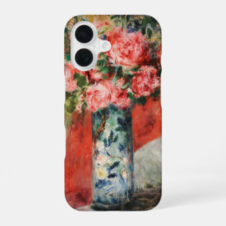 Roses and Peonies in a Vase | Renoir iPhone 16 Case
