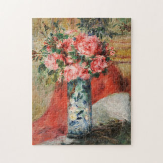 Roses and Peonies in a Vase | Renoir Jigsaw Puzzle