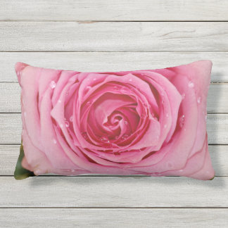 Roses and Pink Dogwoods Lumbar Pillow