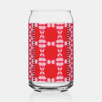 Roses And Waves Clovers Can Glass