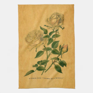 Roses are Golden Kitchen Towel