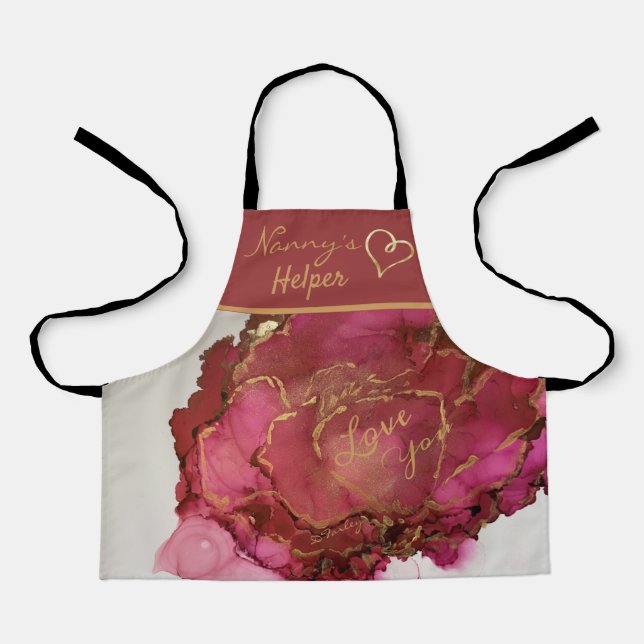 Roses are Red Apron (Front)