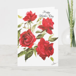 Roses are Red Mother's Day Card