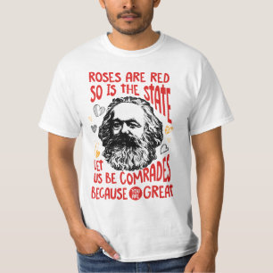 Roses Are Red So Is The State T-Shirt