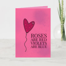 Roses Are Red VDAY Card