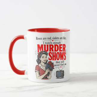 roses are red, violets are blue mug