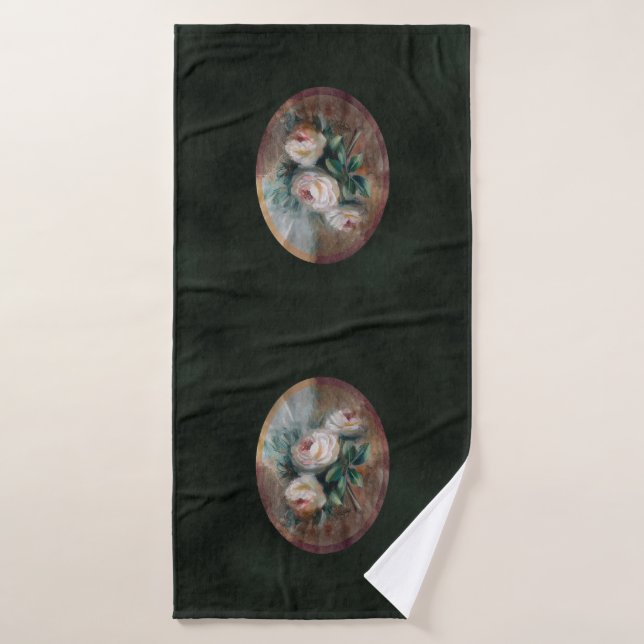 Roses Blanches (Serviette de bain)
