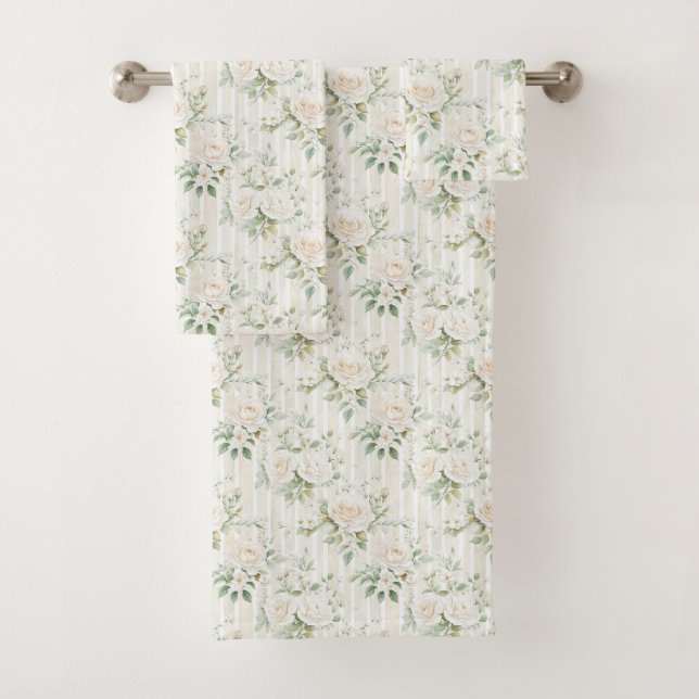 Roses Blanches Romantiques Bleues Bleues Blancs Ba (En situation)