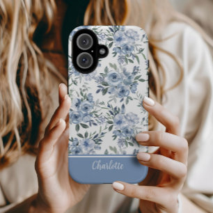 Roses Bleues Aquarelle Coque Tough MagSafe