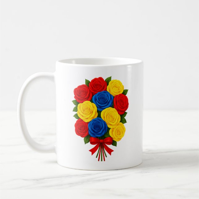 Roses Bouquet Classic Mug (Gauche)