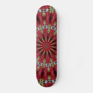 Roses Bouquet Kaleidoscope Under Glass 1 Skateboard
