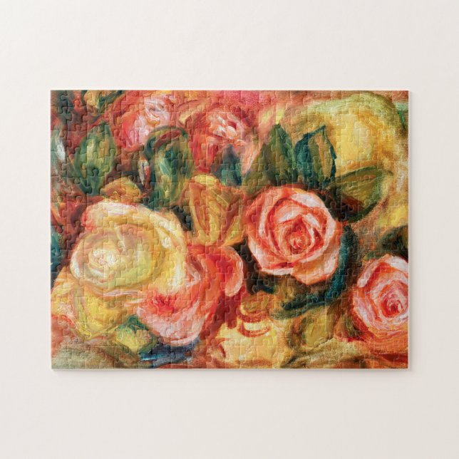 Roses by Pierre Auguste Renoir Jigsaw Puzzle (Horizontal)