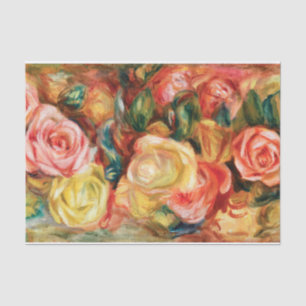 Roses by Pierre Auguste Renoir   Tissue Paper