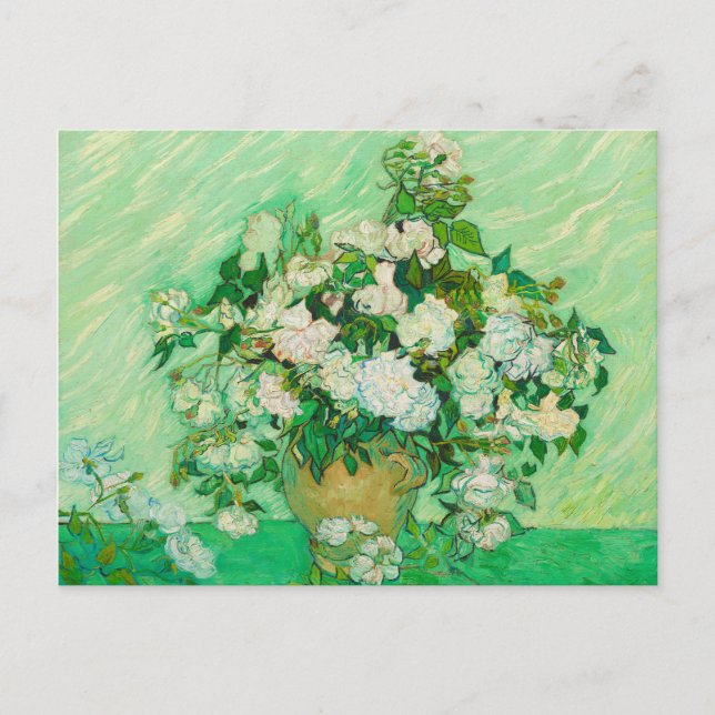 Roses by van Gogh Postcard (Front)