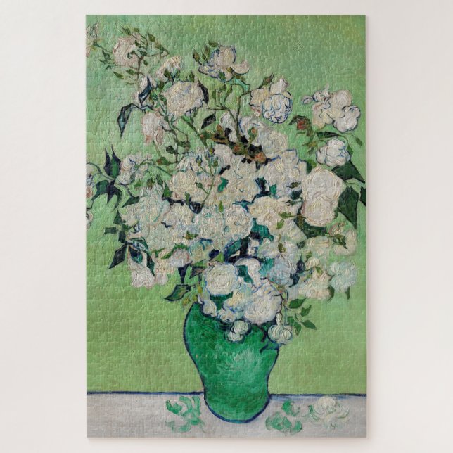 Roses by Vincent Van Gogh Jigsaw Puzzle (Vertical)