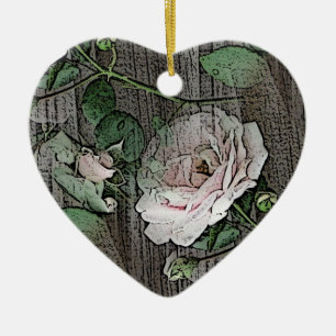 Roses Ceramic Ornament