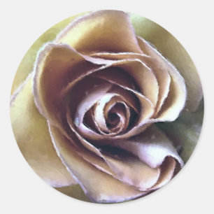 ROSES CLASSIC ROUND STICKER