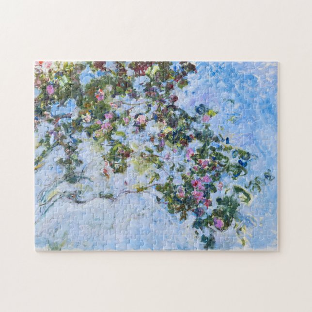 Roses Claude Monet Fine Art Jigsaw Puzzle (Horizontal)