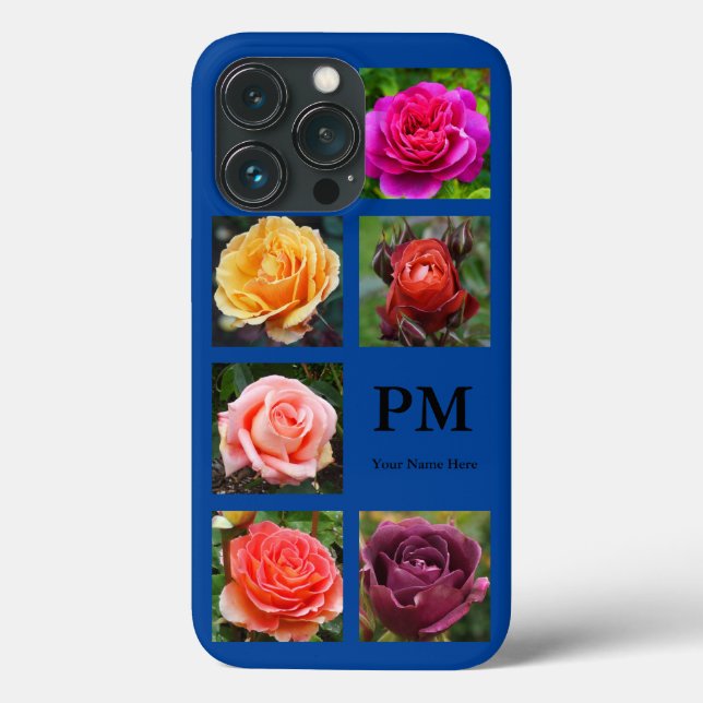 Roses Collage #1-2 iPhone 13 Pro Case (Back)