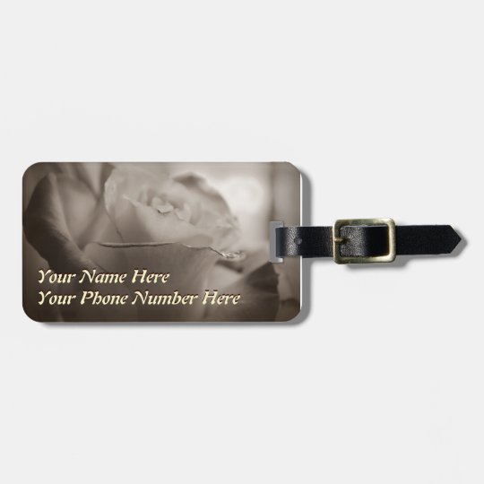 Roses Custom Luggage Tags
