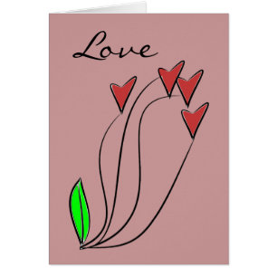 Roses de coeur d'amour moderne