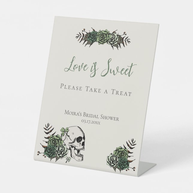 Roses de crâne en ivoire Signes de faveur de maria (Recto)