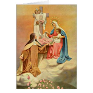 Roses de Jésus de bébé bénis par Therese de Vierge