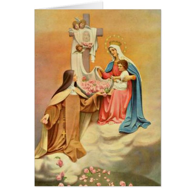 Roses de Jésus de bébé bénis par Therese de Vierge (Devant)