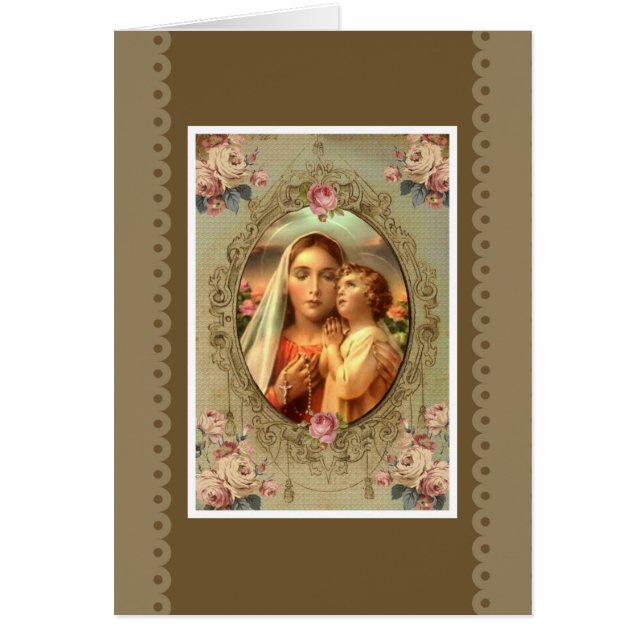 ROSES DE JÉSUS D'ENFANT DE CHAPELET DE VIERGE (Devant)