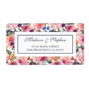 Roses de l'anglais de l'aquarelle   - mariage