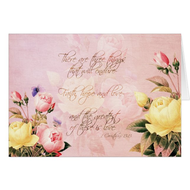Roses d'espoir et d'amour de foi (Devant horizontal)