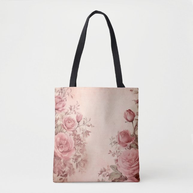Roses Elegance Tote Bag (Front)