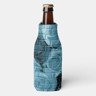Roses en brique 01 Glacière en bouteille bleu clai