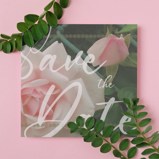 Roses Enregistrer le Modèle de l'annonce de date (Créateur téléchargé)