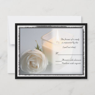 Roses et bougies rsvp