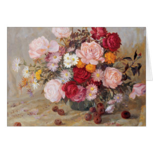 Roses et marguerites