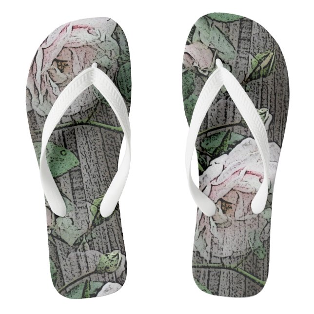 Roses Flip Flops (Footbed)